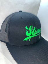 Load image into Gallery viewer, Black &amp; Green Slime SnapBack *Selling Fast*
