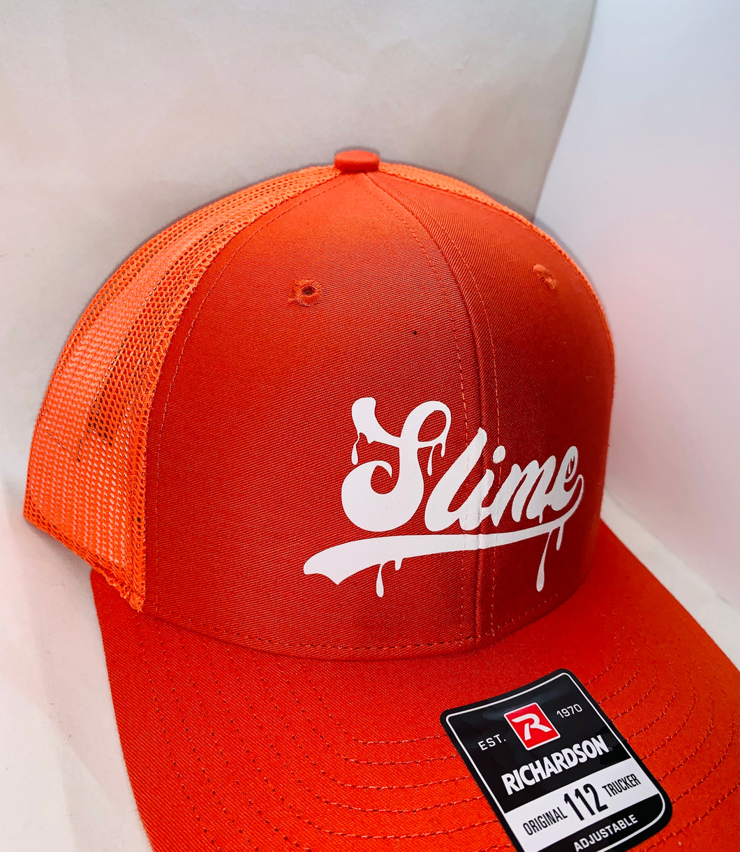 Orange & White Slime SnapBack