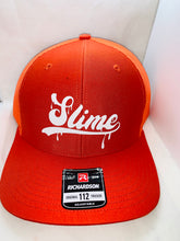 Load image into Gallery viewer, Orange &amp; White Slime SnapBack
